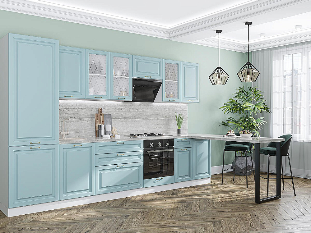 Ницца-02 Белый/Голубой